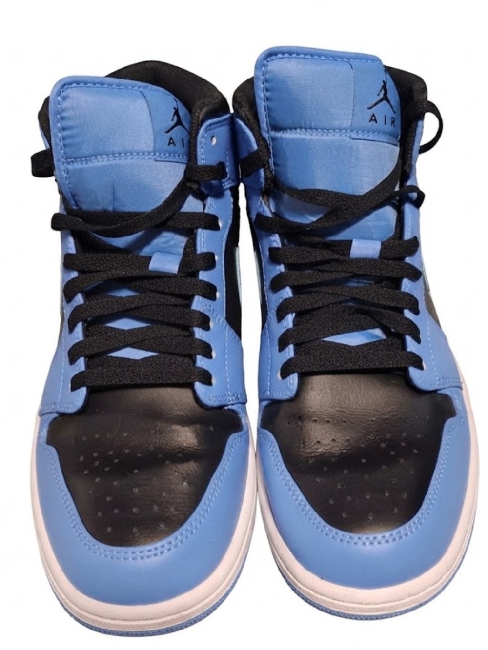 Jordan Men’s University High-Top Sneakers in Blue and Black